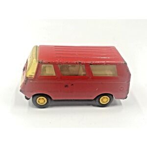 Vintage 1970s Small Red Tonka Van Pressed Steel Toy #55360 - Made in USA